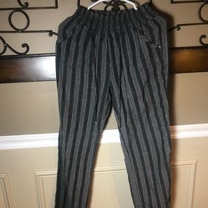 Striped Linen Pants